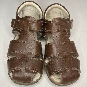 See Kai Run Jude IV Brown Sandals Toddler Size 11.5 LIKE NEW!